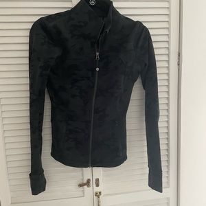 Lululemon run full zip camo jacket